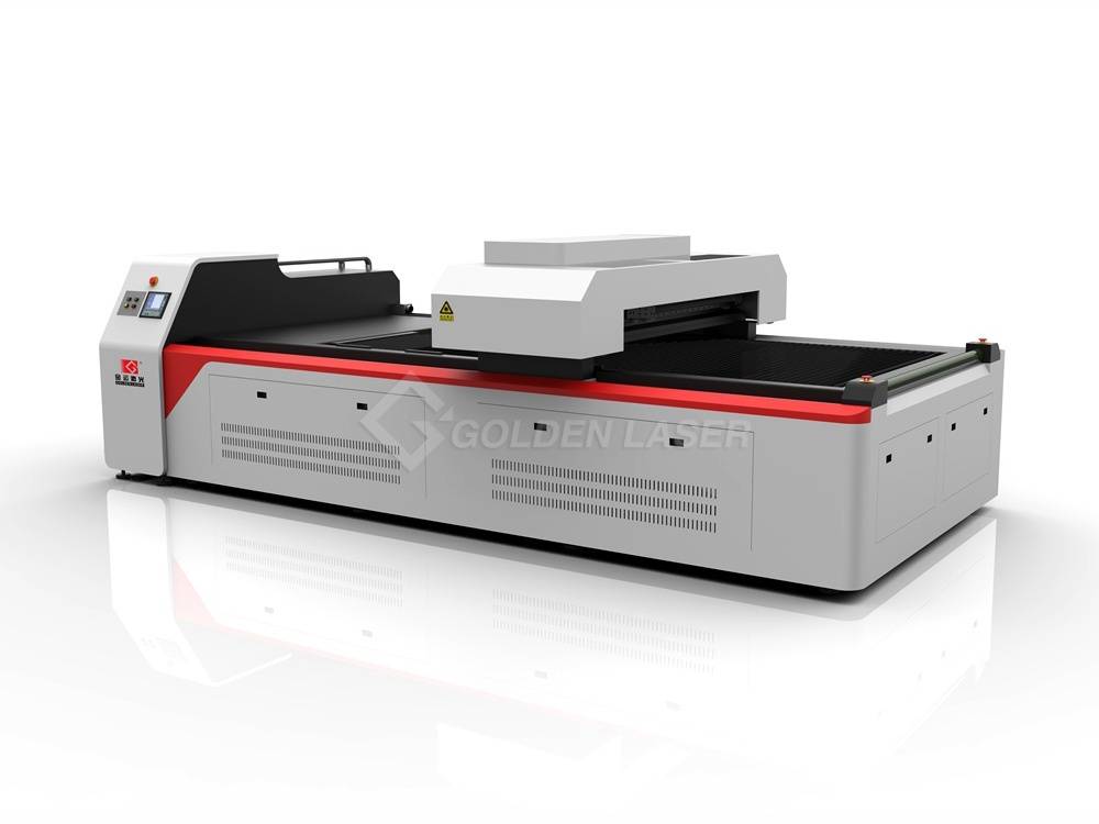Flatbed CO2 Gantry and Galvo Laser Cutting Engraving Machine Goldenlaser