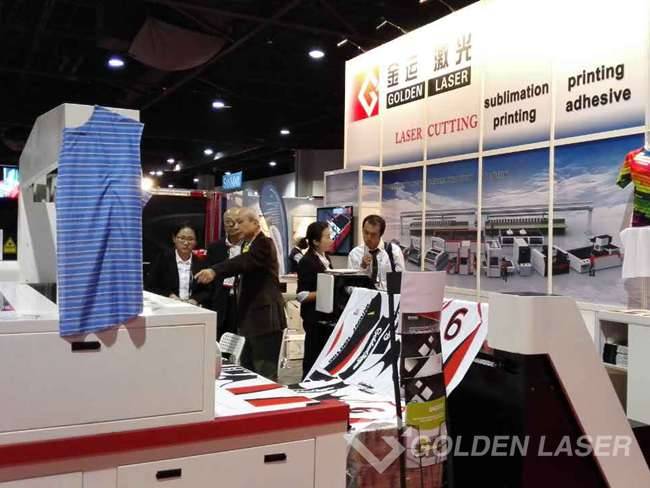 Golden Laser-2015 SGIA Expo, em Atlanta, GA 4