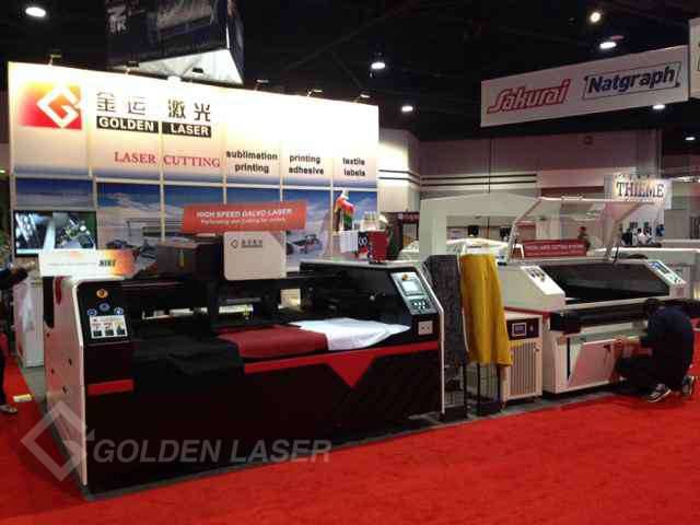 Golden Laser-2015 SGIA Expo, em Atlanta, GA 6