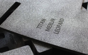 bespoke foam insert laser engraving
