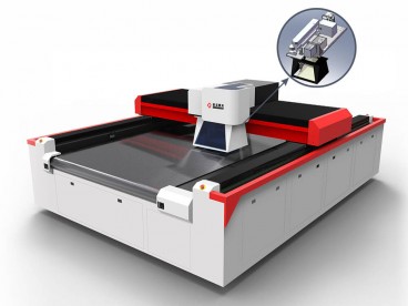 Máquina de corte de gravado de pel láser Galvo para a industria do calzado