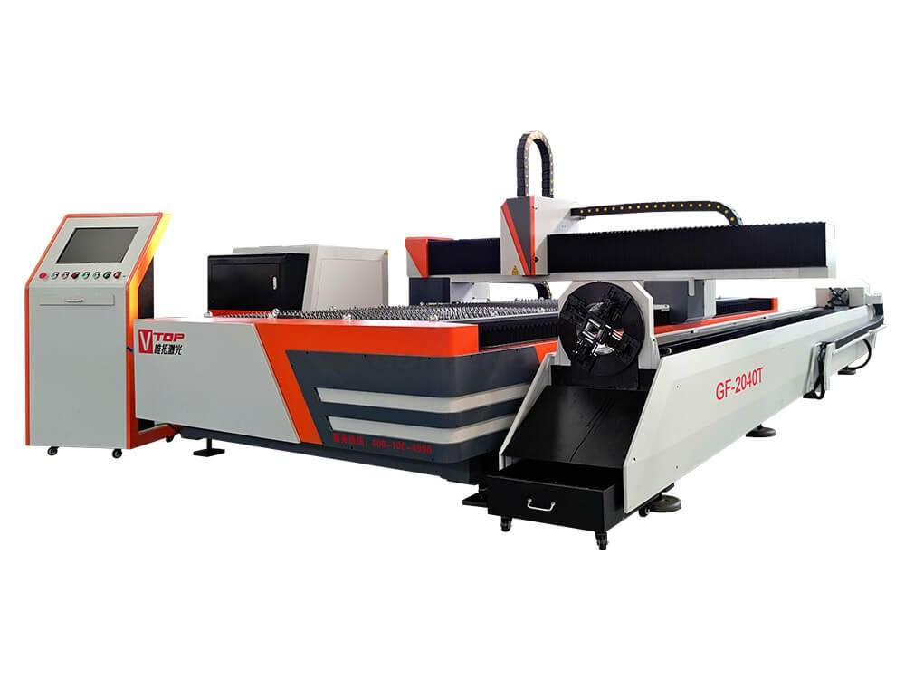 large fiber laser cutter for metal sheet and tube GF2040T
