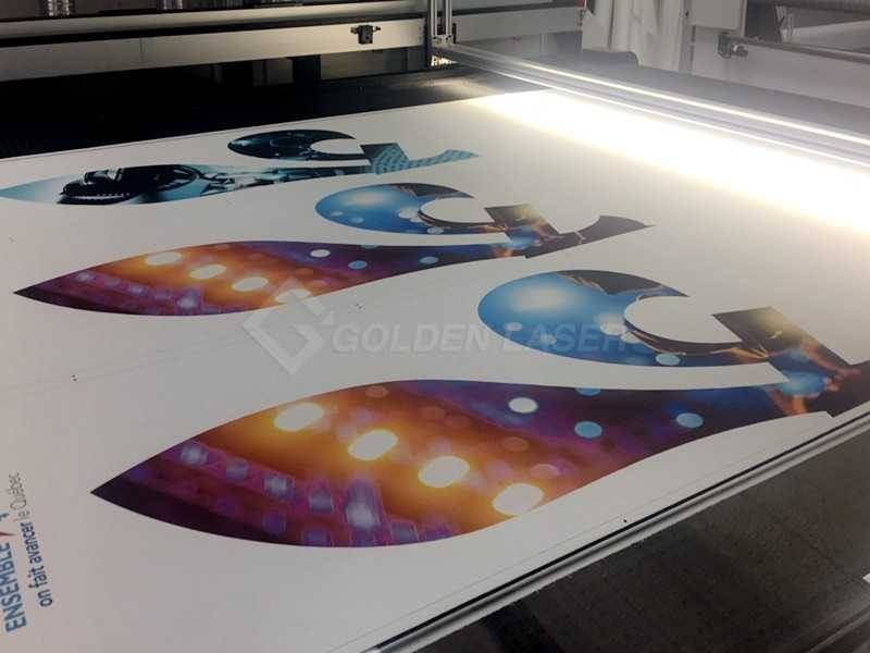 laser cut printed banner