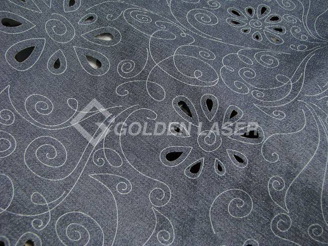 laser cutting and marking on fabric
