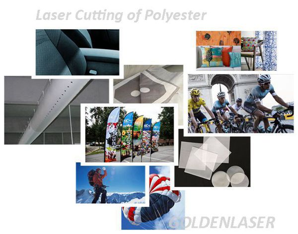 ứng dụng cắt laser cho vải polyester