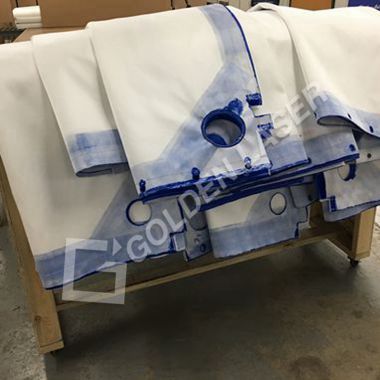 laser cutting filter cloth