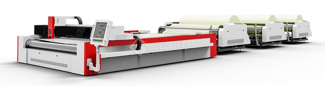 laser cutting machine na may multi-layer na auto feeder