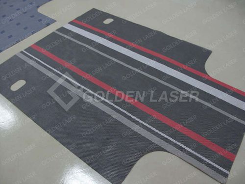 laser cutting synthetic textile