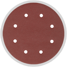 laser perforating abrasive material