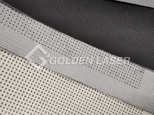 laser perforating synthetic textiles
