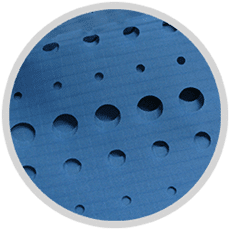 perforation with sealed inner edges