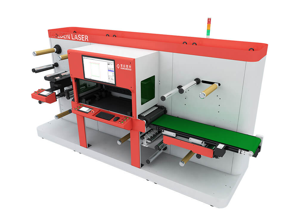 Label Laser Die Cutting Machine LC350 Goldenlaser