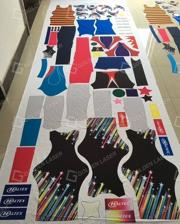 sublimation fabric before cutting