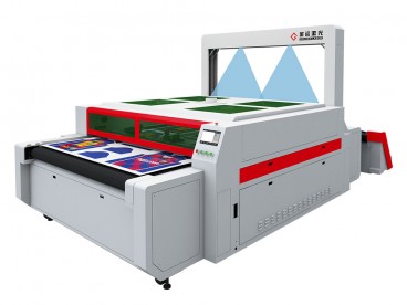 Dual Head Vision Scan Sublimation Fabric Laser Cutter